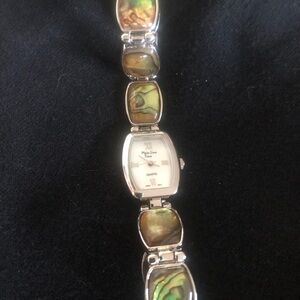 (NIB) Women's Silver Iridescent Bracelet Watch